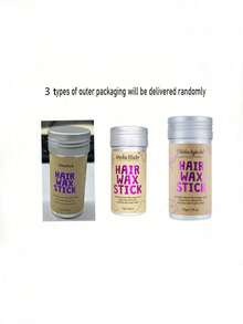 造型蜡棒，完美控制自然卷发或假发卷发和不对称发际线，不油腻，适合控制卷发和定型发际线，造型和塑形发蜡棒，滋养护理，男女皆宜，头发打蜡必备品 - 多色 - 查看 8