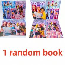 1本K-Pop《恶魔猎人》女团卡通笔记本，可爱笔记本，赠品1本，热门K-Pop《恶魔猎人》女团周边商品，学习文具，螺旋笔记本，实用练习本，趣味礼物，K-Pop战士，适合作为生日礼物或返校季礼物 - 彩色 - 查看 4