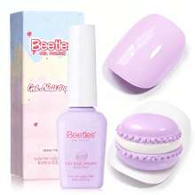 Beetles Pink Gel Polish - Strawberry Milk Light Pink Pastel Nail Polish, Same Color Same Bottle, Long Lasting Soak Off UV LED Nail Art, Spring Manicure Salon Gifts For Her - 春日薰衣草馬卡龍的滋味 - 查看 1