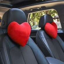 1pc Love Car Headrest, Headrest, Car Pillow, Car Neck Protection Pillow, Car Seat Cushion, Car Interior Supplies Car Pillow Car Seat Cushion - Plush - View 4