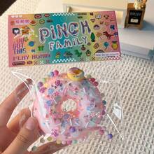 Popular Donut Plush Cat Claws Pinch Le Mud Feeling High Value Decompression Toy - 粉紅色甜甜圈 - 查看 1