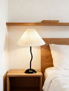 1pc USB Powered Warm Light Desk Lamp, Modern Retro Innovative Atmosphere Minimalist Decor Lamp, Suitable For Bedroom Bedside, Room Tabletop - 黑色 - 查看 5