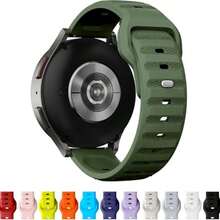 Dây đeo silicon thể thao 20/22mm tương thích với Samsung Galaxy Watch 4 5 Pro 40mm 44mm 45mm 42/46mm. Vòng đeo tay Active 2 tương thích với GT2/3 Pro. - Garmin Vivoactive 6/5/3/ - Xem 17