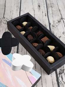 Bộ 100 hộp đựng sô cô la ngày Valentine, lót cốc sô cô la, khay đựng sô cô la, giá đựng kẹo và tráng miệng hình hoa có thể gấp gọn, bánh kẹo năm mới, thích hợp cho đám cưới, sinh nhật, tiệc tùng, tiệc trà, ngày Valentine. - Nhiều màu - Xem 7