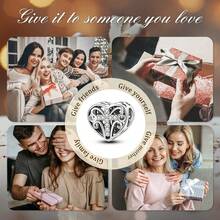 Hapour Love & Cross Pendant Charms Pendant Beads Fits Original Bracelet Necklace 925 Silver Fine Beads DIY Jewelry Gift For Family - BKSC170 - View 6