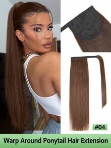 Tóc giả đuôi ngựa 13 lớp thoáng khí, thiết kế lưới hoa hồng, làm từ tóc thật, kèm 3 kẹp, mềm mại và bóng mượt, dễ đeo và tháo, thoải mái và bền lâu. - Nhiều màu - Xem 47