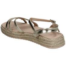 JUPIFLY | Sandália Plataforma Jupifly para Meninas – Sandália Espadrille Dourada – Sandália de Verão com Fivela – Plataforma Baixa e Confortável – Elegante e Versátil – Modelo 9204 - Ouro - Ver 5