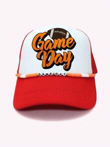 Cadena para sombrero Tucker, Cadena para sombrero Besties, Cadena para sombrero Mamá, Cadena para sombrero con cuentas navideñas, Cadena para sombrero del día del juego - color - Ver 35