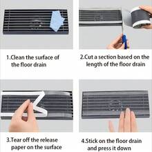 Nắp cống nhựa dẻo 5m - Lưới chống tắc nghẽn, chống côn trùng và tóc, kèm dụng cụ cạo để dễ dàng lắp đặt vào cống thoát nước sàn phòng tắm. - Nhiều màu - Xem 7