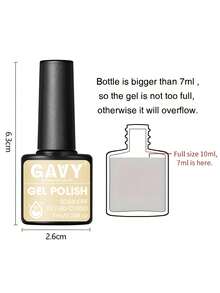 GAVY 10件套向日葵黄系列美甲凝胶套装，7毫升，UV/LED，时尚美甲沙龙，适合作为女孩的节日礼物套装 - 彩色 - 查看 3