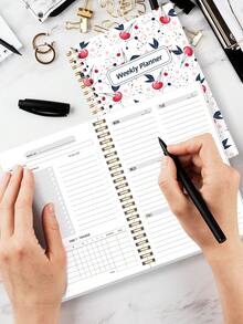 1pc Weekly Planner Back To School Supplies Office Supplies - Notebook - View 5