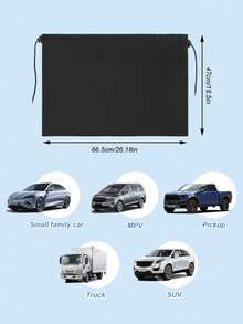 带吸盘的汽车遮阳帘 – 防紫外线隔热隐私侧窗帘，滑动式设计，保护隐私并防眩光，易于安装和拆卸，适用于大多数轿车、SUV、MPV - 遮陽簾 - 查看 8