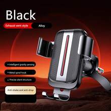 1pc Air Vent Suction Cup Car Phone Holder, New Model Stable Car Navigation Mount Bracket, No Vibration - A - View 13