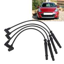 4Pcs Ignition Cable Set 8200486877 8200713680 Replacement for Dacia Logan MCV II 2013/02‑2019/12 - Número de pieza: 8200486877, 8200713680, 7140421003 - Ver 7