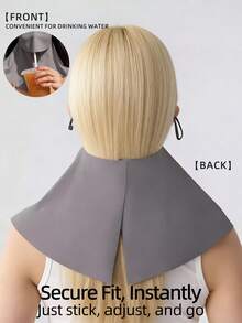 Mặt nạ chống nắng toàn mặt mới dành cho nữ, mặt nạ mùa hè bằng lụa băng thoáng khí che mắt và cổ, tích hợp khả năng chống tia UV. - mặt nạ chống nắng - Xem 4