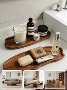 1 Khay đựng trang sức hình đám mây trang nhã bằng gỗ, món quà hoàn hảo cho sinh nhật và Ngày của Mẹ. - Màu Khaki - Xem 4