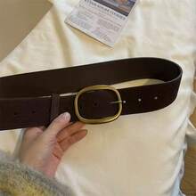 Retro Y2K Style Belt, New PU Leather Belt, Versatile For Jeans And Wide Pants, High-End Feel - A - View 5