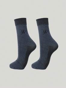 10/20/30双装男士透气网眼中筒袜，薄款丝滑冰丝商务袜，适合春夏穿着 - 彩色 - 查看 15