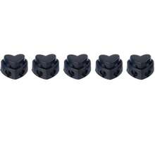 5Pcs/Set Colorful Knitting Needle Stoppers Heart-Shaped Double Hole Needle Tip Protector DIY Knitting Accessories - As Picture - View 11