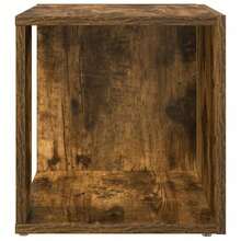 Side Table Smoked Oak 33x33x34.5 Cm Engineered Wood - Brown - View 4