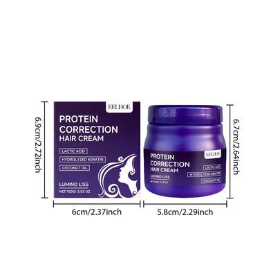 Protein Hair Straightening Repair Hair Mask - Moisturizing, Anti-Static, Soft Hair, Hair Care, Protect Straight Hair