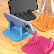 1pc Silicone Upgraded Hands-Free Car Phone Holder, Non-Slip Multi-Angle Navigation Bracket, Universal Design, Great Gift - A - View 1