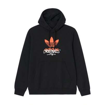 Adidas 春秋季时尚百搭休闲男士卫衣，大Logo款，IZ2581