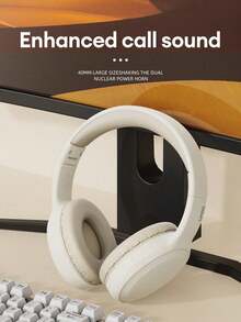 Lenovo TH30 Bluetooth Headphones With Carrying Pouch, HiFi Stereo Sound, Low Latency, Microphone, Wireless Connection, Compatible With Computer & Smartphone - Pink + Storage Bag 20*25 - View 5