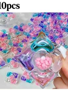 100/50/30/10颗装五合一浓缩洗衣凝珠，多功能洗衣凝珠，适用于公寓和家庭。持久留香洗衣凝珠 - 温和清洁油脂和污渍，持久留香。 - 液體 - 查看 15
