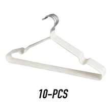 BKFUN 100/60/40/30/20/10/1pc Non-Slip Metal Hangers With Bump-Free Design, No Marks Or Shoulder Bumps, Durable For Daily Use | Protects Clothes From Slipping | Modern Closet Accessories - View 13