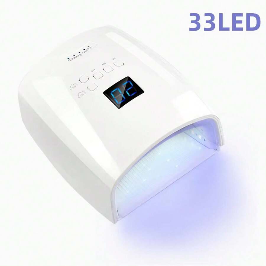 Rechargeable UV LED Nail Lamp, Cordless Nail Dryer For Gel Polish, Professional Nail Art Tools For Home And Salon Use
