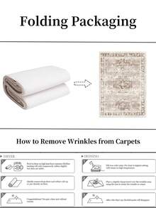 1 件棕色地毯，波西米亚风格，可水洗防滑仿羊毛，1160 克/平方米，适用于客厅、卧室、厨房、办公室、玄关等场所。 - 棕色 - 查看 6