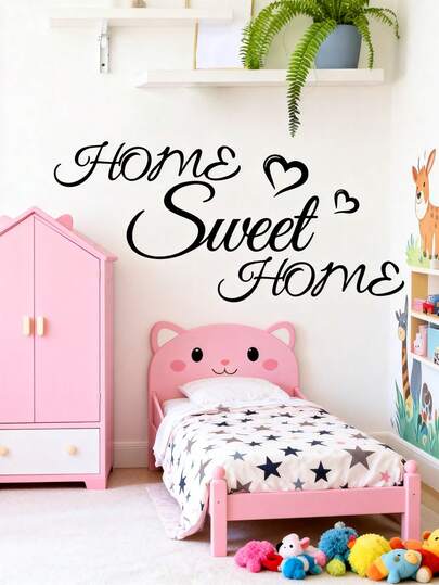 1 Tấm Giấy Dán Tường - [Khẩu hiệu tiếng Anh] Trang trí phòng bé trai, phòng trẻ em, nhà cửa, giấy dán tường tự dính, trang trí phòng trẻ sơ sinh, trang trí phòng bé gái, giấy dán tường có thể tháo rời, quà tặng cá nhân hóa, trang trí phòng khách, phòng ngủ bé gái, nhãn dán cửa sổ - Trang trí tường dễ thương & sáng tạo cho nghệ thuật trang trí tường, trang trí phòng trẻ em, trang trí phòng ngủ