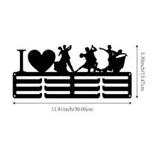 1pc Metal Medal Display Rack, Wall Decor Storage Holder For Ballet, Gymnastics, Ballroom Dance Awards, Weather-Resistant For Indoor/Outdoor Display - Black - View 13