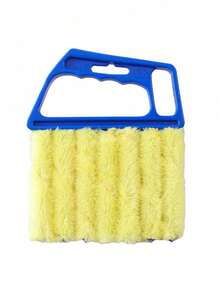 1个多功能百叶窗/空调清洁刷，手持式汽车车窗/车门轨道双面清洁刷 - 可拆卸可水洗窗户清洁器，空调风扇除尘器，空调通风槽除尘器，家用清洁工具（可选1个或2个） - A - 查看 10