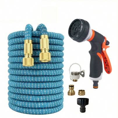 2026 NEW Garden Water Hose Expandable Double Metal Connector High Pressur Reel Magic Water Pipes For Garden Farm Irrigation Car Wash