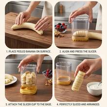 Stainless Steel Fruit & Vegetable Slicer Creative Multifunctional Kitchen Tool For Strawberry Veggie Fruit Cutting With Decorative Slice Shapes Durable Easy Clean Kitchen Gadget - 黑色 - 查看 2