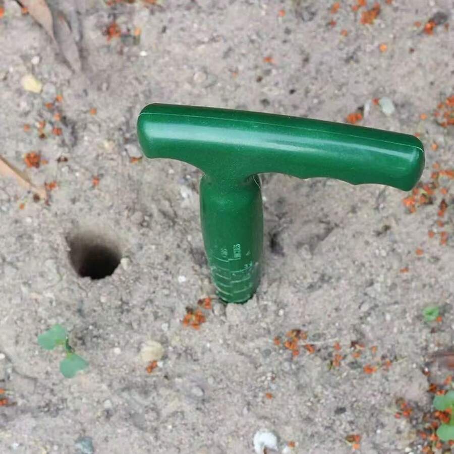 Easy-To-Use Handheld Soil Auger - Durable Seedling And Bulb Planter, No Electricity Required, Great For Gardening And Sprouting - A - View 1