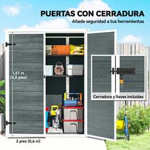 Outsunny Almacenamiento al aire libre - A - Ver 4