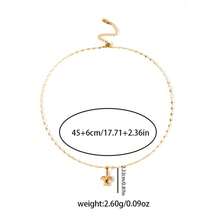 1pc Minimalist Ocean Theme Necklace, Stainless Steel Pendant Necklace, Versatile For Daily Wear, Beach Vacation - Multicolor - View 6