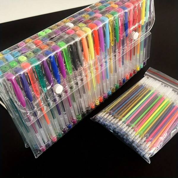 20 Stück hochwertige metallische Glitzer-Kugelschreibermine - schimmernde Farben für Halloween und Weihnachtsbasteleien, Schul- und Bürobedarf, Malerei, Malen, Markieren - Mehrfarbiges Kugelschreibermine-Set für DIY, leicht zu transportieren (Stift nicht enthalten), Büroschreibwaren-Nachfüllungen, DIY-Bastel-Nachfüllungen, Kugelschreibermine, Glitzer-Kugelschreibermine, Feiertagsfarben, funkelnder Effekt, fließende Tinte