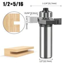 2-In-1 Ball Bearing T-Slot Router Bit, Wood Milling Cutter, Groove Cutting Knife, Chamfer Knife, Pull Handle Knife - Ball Bearing T-blade - View 14