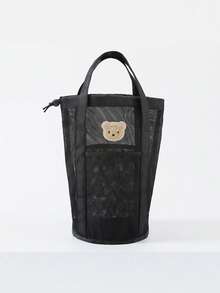 1pc Mesh Mom Organizer Bag, Baby Backpack, Diaper Bag, Toiletry Bag, Handbag With Pockets, Baby Toiletry Bag, Travel Backpack, Baby Supplies Storage Box, Organizer Basket, Baby Organizer Bag, Tote Bag, Large Toiletry Bag, Baby Stroller Bag, Diaper Bag, Mother Tote Bag, Baby Clothes Bag - Multicolor - View 16