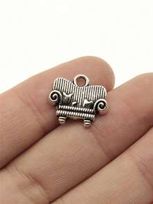 12pcs 17x14mm Sofa Charms Pendant For DIY Jewelry Making Necklace Keychain Phone Chain Bracelet Making Accessories Handmade Craft Making Findings - Sofa - View 2