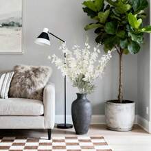 1PC Artificial Silk Flower - Swallow Grass, Simulated Bouquet, Suitable For Home, Dining Room, Living Room, Outdoor Garden Decoration, Used For Wedding, Family Garden And Party Decoration, Artificial Flower, Wedding Flowers, Bridal Bouquet, Wedding Supplies, Wedding Decoration, Decorative Flowers, Spring Decoration - White - View 7