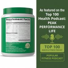 Peak Performance Organic Greens Superfood Powder. Best Tasting Super Greens Powder With 25+ Organic Ingredients For Max Energy And Athletic Performance. Vegan Keto Green Juice Daily Drink - 原味蔬菜 - 查看 5