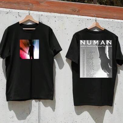 2 Sides 2026 Tour Gary Numan Singer T-Shirt Black Unisex S-5XL