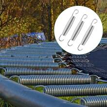 Set Of 35 Trampoline Replacement Springs, Heavy-Duty Galvanised 5.5" 14cm Silver - A - View 8