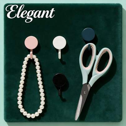 10 Stück selbstklebende Wandhaken: Keine Bohrung erforderlich für Mäntel, Taschen, Handtücher & mehr Zuhause Aufbewahrungszubehör