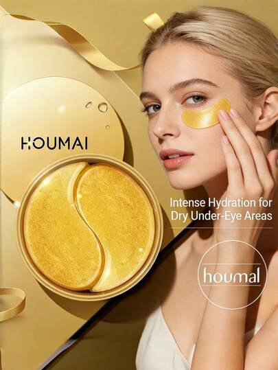 60pcs/Set, 7-Day Anti-Aging, Anti-Wrinkle, Reduce Dark Circles & Puffiness Eye Mask, Moisturizing & Brightening, Visible Results In 15 Minutes